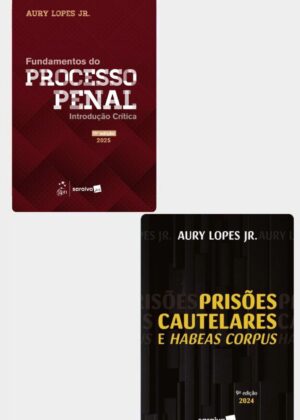 LANÇAMENTO - COMBO 4  Prisões Cautelares + Fundamentos do Processo Penal .
