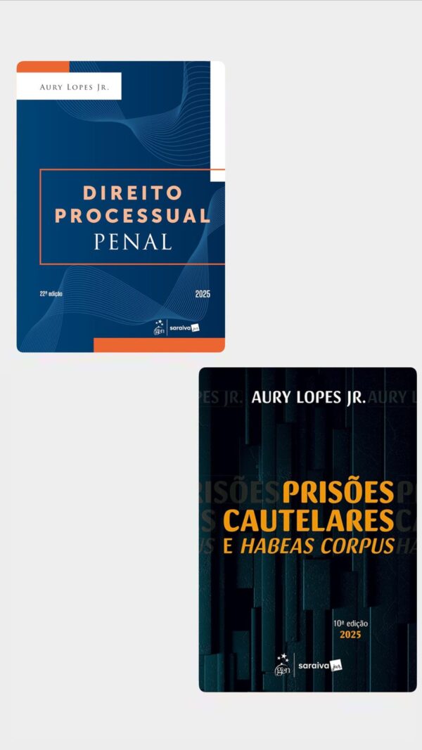 PROMOÇÃO LANÇAMENTO - COMBO 2 - Direito Processual Penal + Prisões Cautelares.